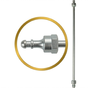 Cañería de Inyección M12 x M14 x 200 - Rosca Mixta M12 x M14 - Beta Repuestos