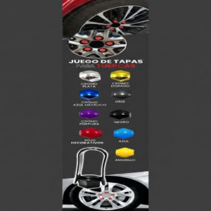 Tapas Decorativas para Tuerca Hex21 Cromo - Purpura - Tapas Decorativas - Beta Repuestos