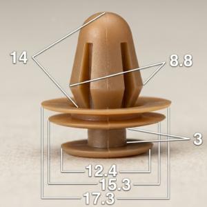 Seguro Plástico MODELO 1 - Empaque 25 Unidades - Multimarca - Beta Repuestos