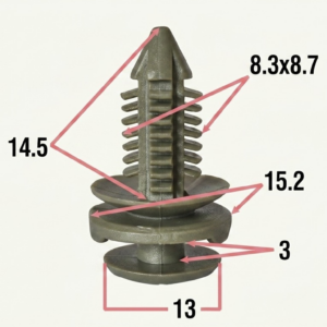 Seguro Plástico MODELO 6 - Empaque 25 Unidades - Multimarca - Beta Repuestos