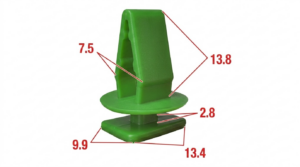 Seguro Plástico MODELO 40 - Empaque 25 Unidades