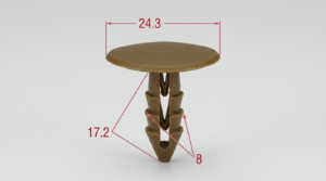 Seguro Plástico MODELO 497 - Empaque 25 Unidades