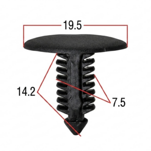 Seguro Plástico MODELO 443 - Empaque 25 Unidades - Seguros Plásticos - Beta Repuestos
