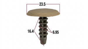 Seguro Plástico MODELO 447 - Empaque 25 Unidades