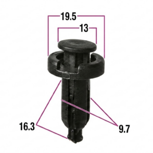 Seguro Plástico MODELO 1112 - Empaque 25 Unidades - Seguros Plásticos - Beta Repuestos