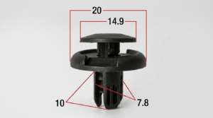 Seguro Plástico MODELO 1119 - Empaque 25 Unidades