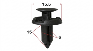 Seguro Plástico MODELO 1261 - Empaque 25 Unidades