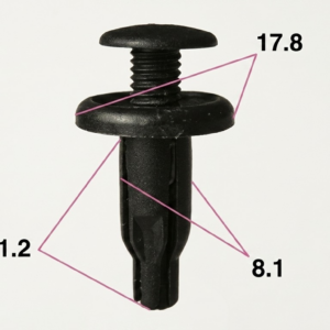 Seguro Plástico MODELO 1123 - Empaque 25 Unidades - Seguros Plásticos - Beta Repuestos
