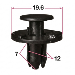 Seguro Plástico MODELO 1169 - Empaque 25 Unidades - Seguros Plásticos - Beta Repuestos