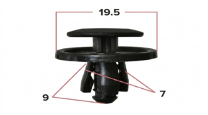 Seguro Plástico MODELO 1188 - Empaque 25 Unidades
