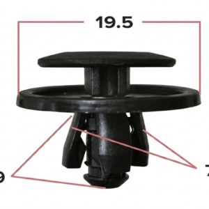 Seguro Plástico MODELO 1188 - Empaque 25 Unidades - Seguros Plásticos - Beta Repuestos