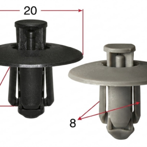 Seguro Plástico MODELO 1207 - Empaque 25 Unidades - Seguros Plásticos - Beta Repuestos