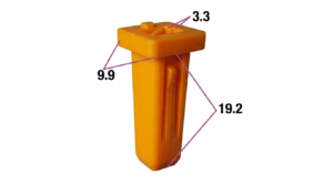 Seguro Plástico MODELO 393 - Empaque 25 Unidades