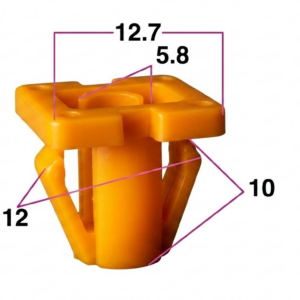 Seguro Plástico MODELO 796 - Empaque 25 Unidades - Seguros Plásticos - Beta Repuestos
