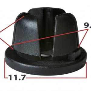 Seguro Plástico MODELO 424 - Empaque 25 Unidades - Seguros Plásticos - Beta Repuestos