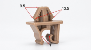 Seguro Plástico MODELO 1413 - Empaque 25 Unidades