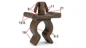 Seguro Plástico MODELO 1423 - Empaque 25 Unidades