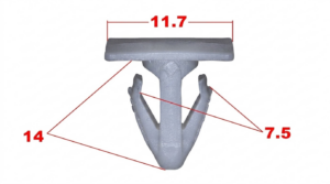 Seguro Plástico Modelo 474