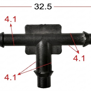 Seguro Plástico Modelo 2434 - Espiga 5/32 - Seguros Plásticos - Beta Repuestos