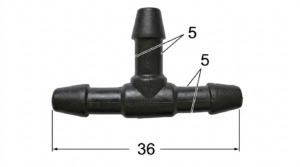 Seguro Plástico Modelo 2437 - Espiga 3/16