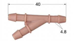 Seguro Plástico Modelo 1392 - Espiga 3/16