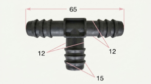 Seguro Plástico Modelo 2440 - Espiga M12 * M12 * M15