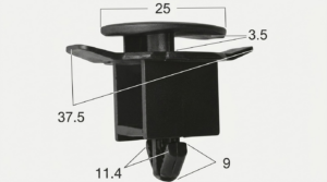 Seguro Plástico MODELO 4396 - Empaque 25 Unidades