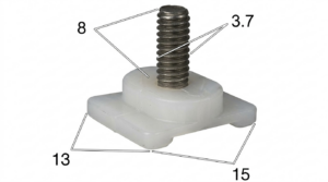 Seguro Plástico MODELO 4406 - Empaque 25 Unidades