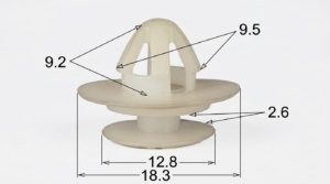 Seguro Plástico MODELO 4327 - Empaque 25 Unidades