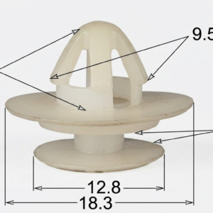 Seguro Plástico MODELO 4327 - Empaque 25 Unidades - Multimarca - Beta Repuestos