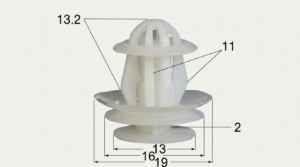 Seguro Plástico MODELO 4285 - Empaque 25 Unidades