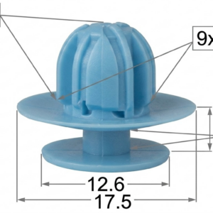 Seguro Plástico MODELO 4292 - Empaque 25 Unidades - Para Tapicerías - Beta Repuestos