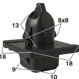 Seguro Plástico MODELO 4165 - Empaque 25 Unidades - Para Tapicerías - Beta Repuestos