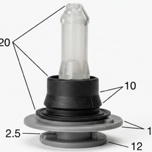 Seguro Plástico MODELO 3675 - Empaque 25 Unidades - Para Tapicerías - Beta Repuestos