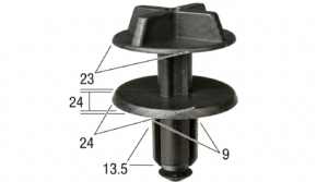 Seguro Plástico MODELO 4534 - Empaque 25 Unidades