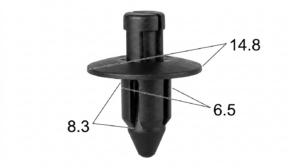 Seguro Plástico MODELO 4544 - Empaque 25 Unidades