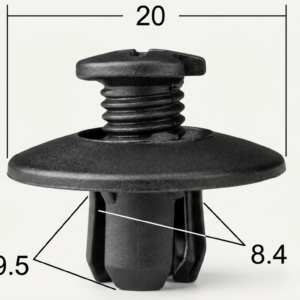Seguro Plástico MODELO 4546 - Empaque 25 Unidades - Seguros Plásticos - Beta Repuestos
