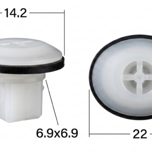 Seguro Plástico MODELO 4667 - Empaque 25 Unidades - Seguros Plásticos - Beta Repuestos