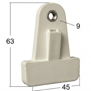 Seguro Plástico MODELO 4801 - Empaque 25 Unidades - Seguros Plásticos - Beta Repuestos