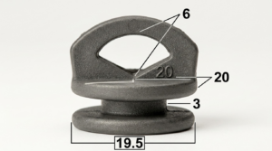 Seguro Plástico Modelo 4191
