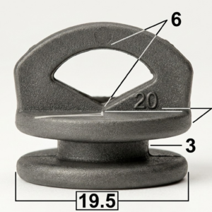Seguro Plástico Modelo 4191 - Seguros Plásticos - Beta Repuestos