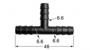 Seguro Plástico Modelo 5105 - Espiga 1/4