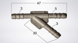 Seguro Plástico Modelo 3912 - Espiga 3/16