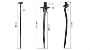 Seguro Plástico Modelo 5069 - 5mm x 145mm