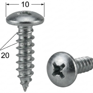 Seguro Plástico Modelo 5375 - M5 x 19mm - Seguros Plásticos - Beta Repuestos