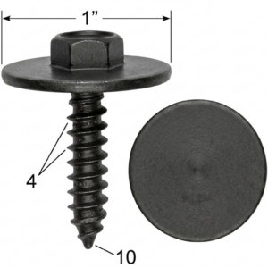 Seguro Plástico Modelo 5382 - M4 x 17mm - Seguros Plásticos - Beta Repuestos