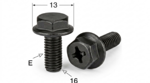 Seguro Plástico Modelo 5312 - M6 x 15mm