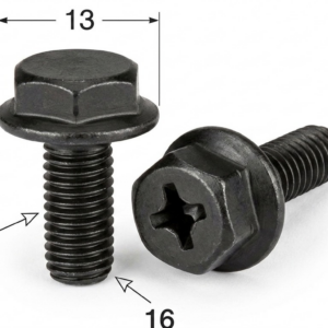Seguro Plástico Modelo 5312 - M6 x 15mm - Seguros Plásticos - Beta Repuestos