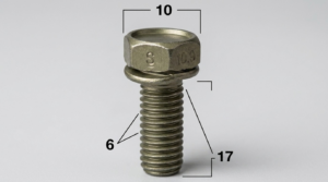 Seguro Plástico Modelo 4101 - M6 x 17mm