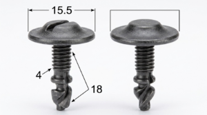 Seguro Plástico Modelo 4063 - M4 x 18mm